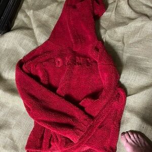Super cool DKNY red cozy sweatshirt